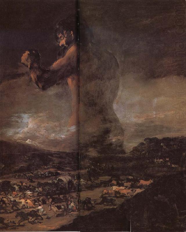 The Colossus, Francisco Goya
